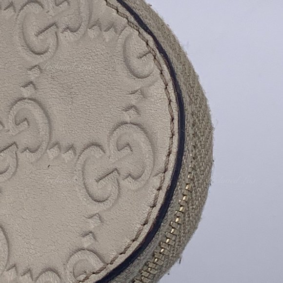 Authentic Gucci GG logo Monogram Heart Coin Case - Picture 9 of 15